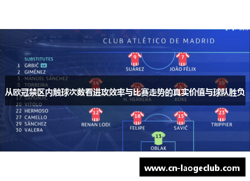 从欧冠禁区内触球次数看进攻效率与比赛走势的真实价值与球队胜负 从欧冠禁区内触球次数看进攻效率与比赛走势的真实价值与球队胜负